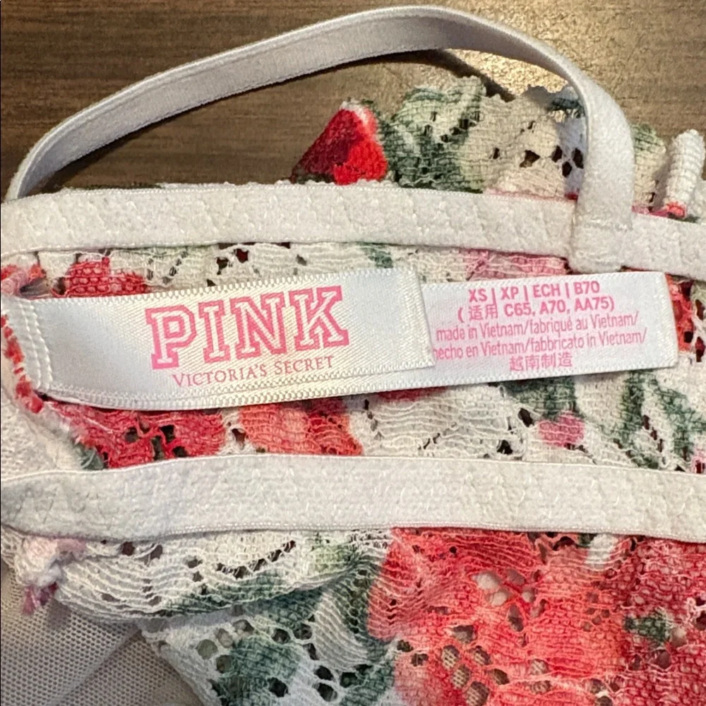 Victoria’s Secret PINK XS Floral Bralette Bra